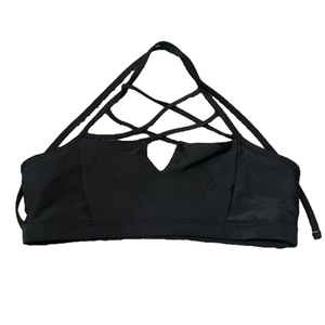 Small Black Criss Cross Aerie Bikini Top